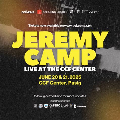 Live at The CCF CENTER .